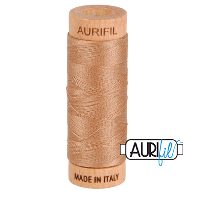 #2340 Cafe Au Lait Aurifil Cotton Thread