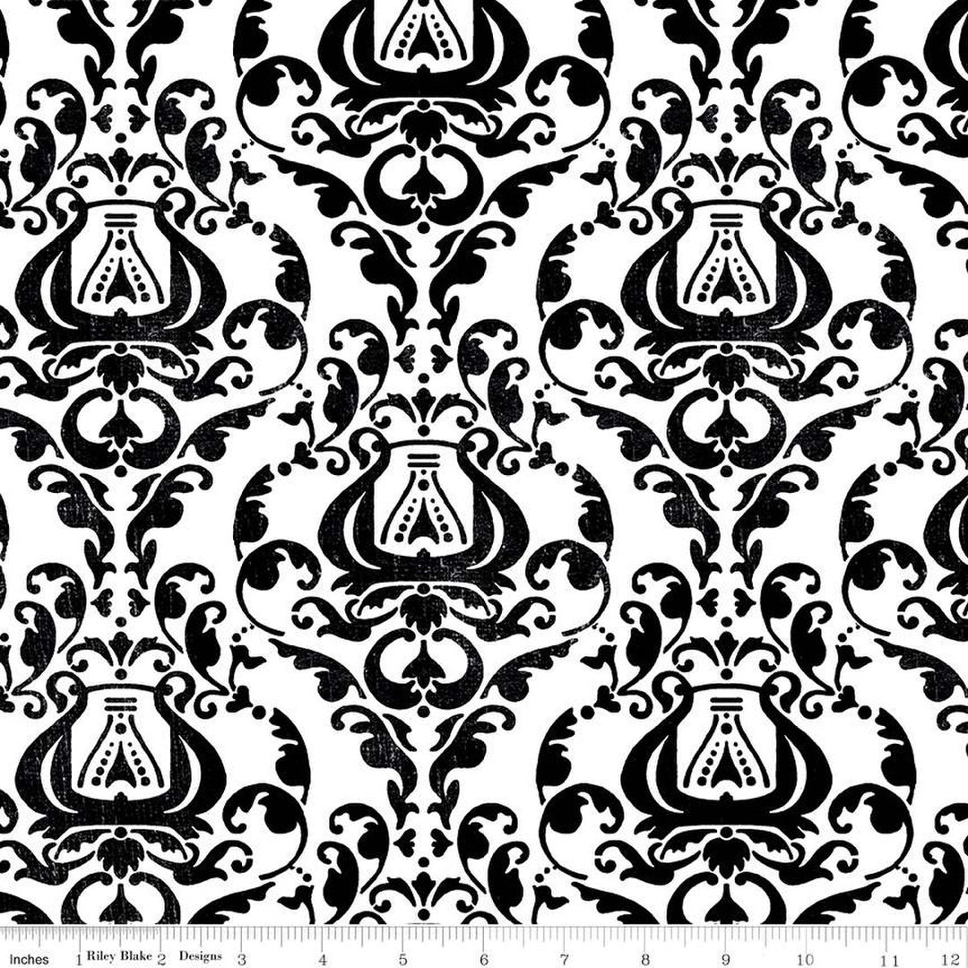 Queen of We'En - Damask C13167-White