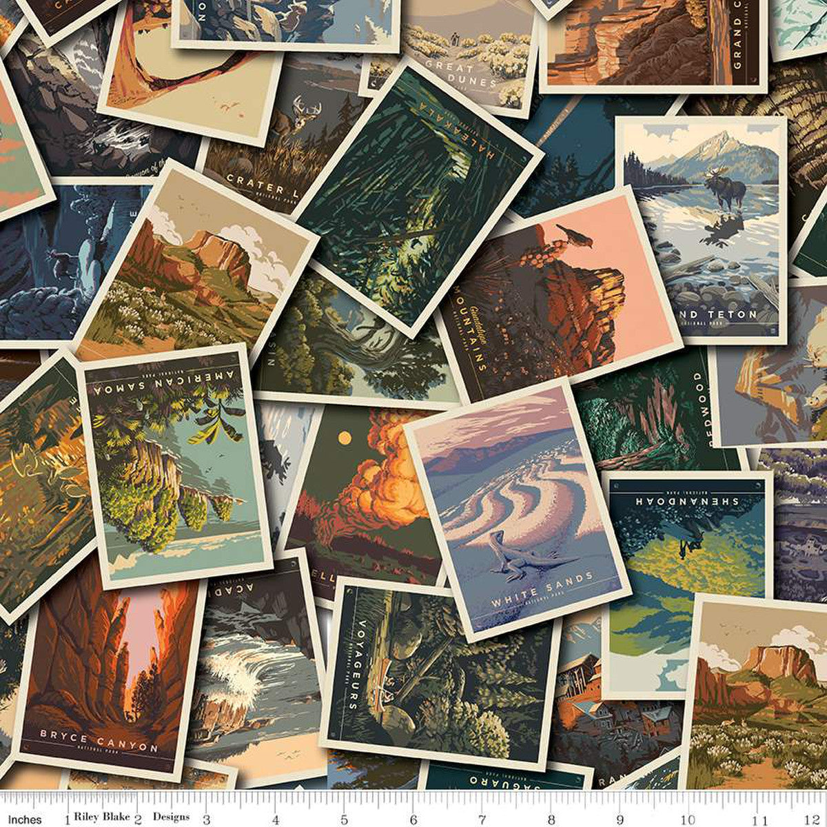 National Parks Postcard Toss - CD13290-Multi