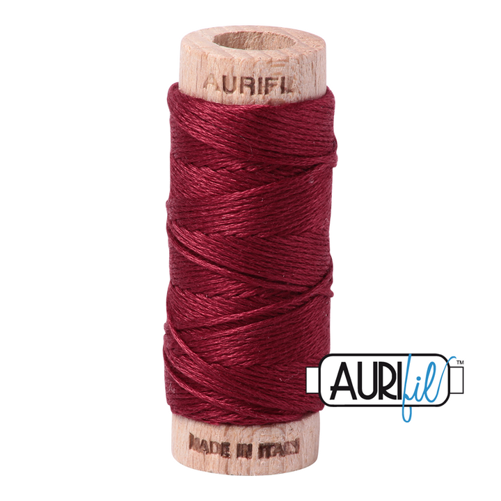 #2460 Dark Carmine Red Aurifil Cotton Thread