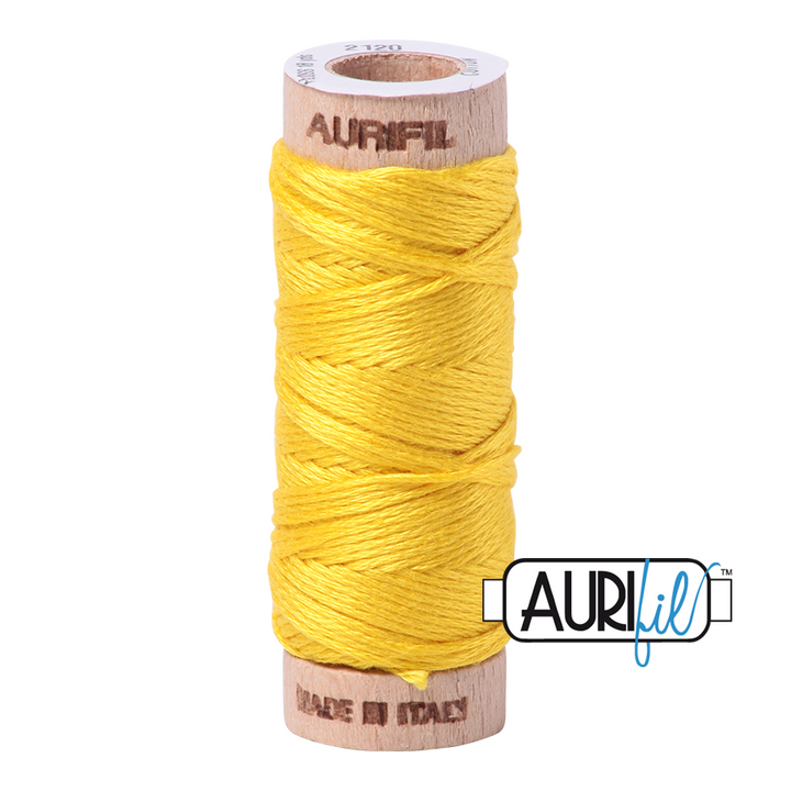 #2120 Canary Aurifil Cotton Thread