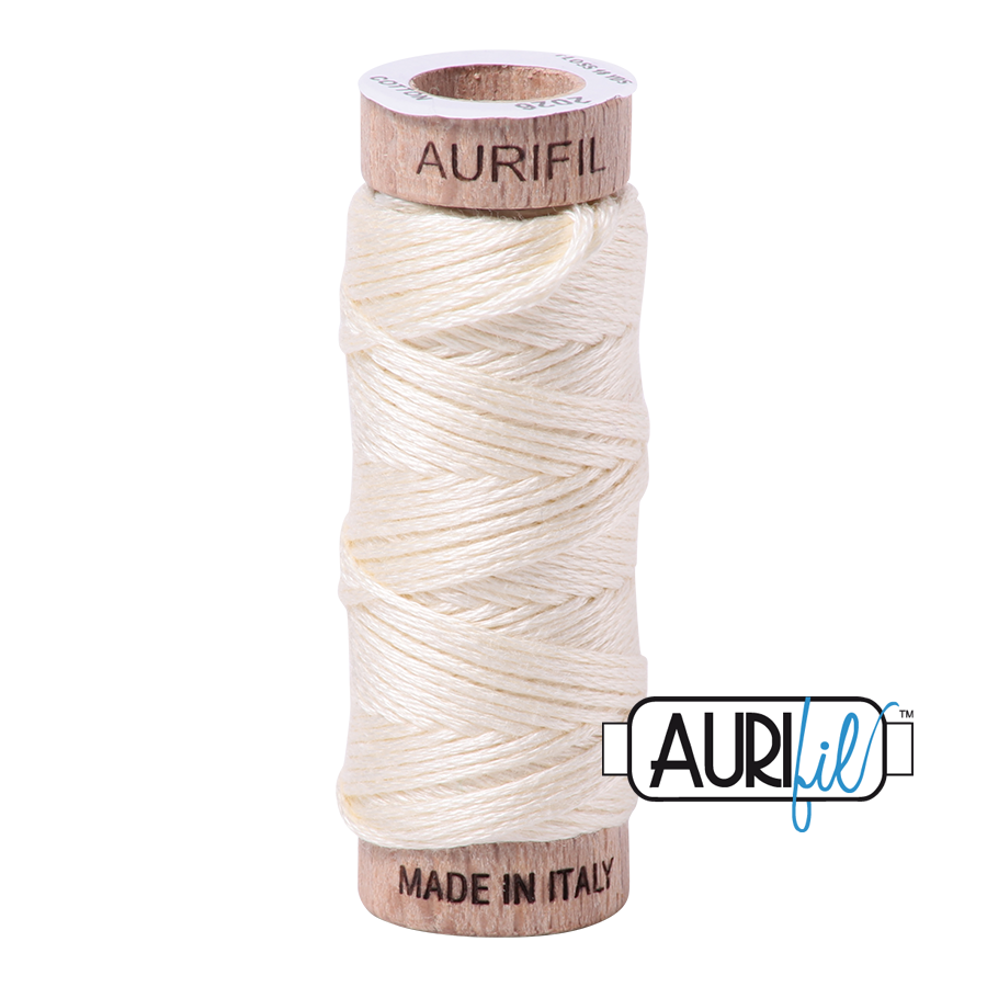 #2026 Chalk Aurifil Cotton Thread