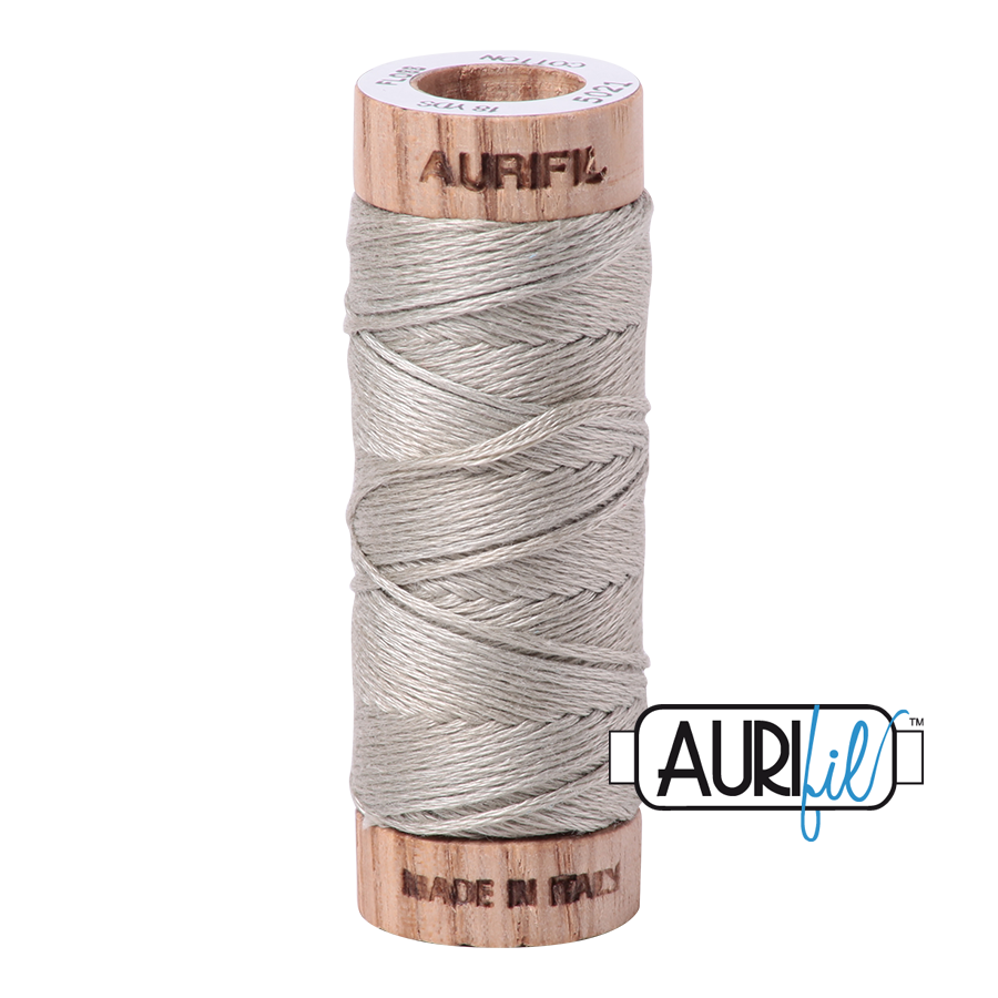 #5021 Light Grey Aurifil Cotton Thread