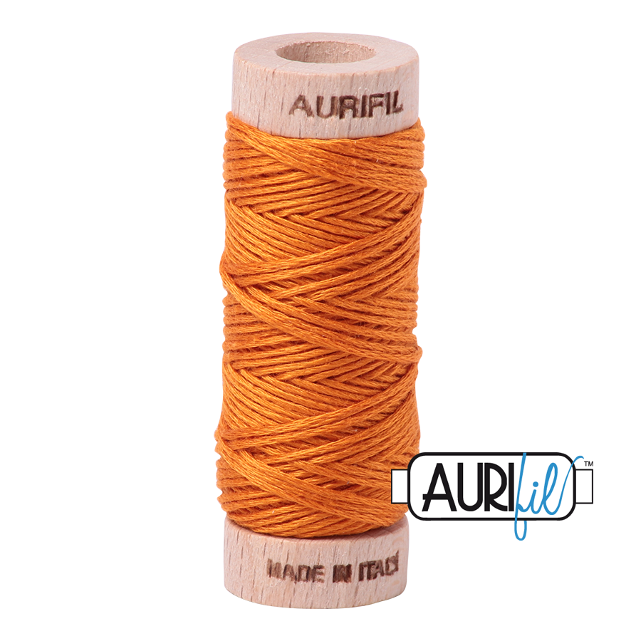 #1133 Bright Orange Aurifil Cotton Thread