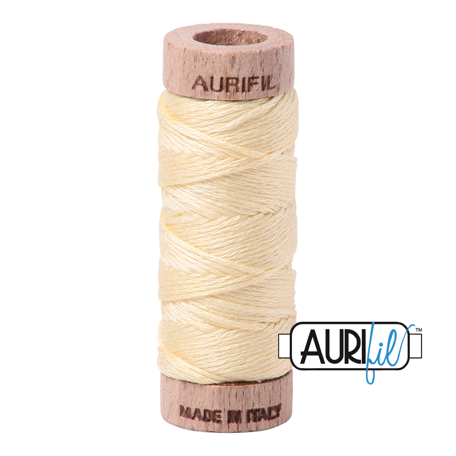 #2110 Light Lemon Aurifil Cotton Thread