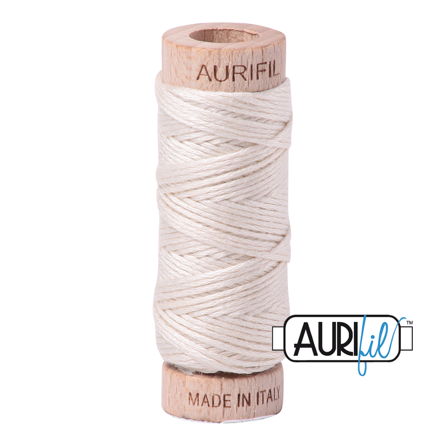 #2309 Silver White Aurifil Cotton Thread
