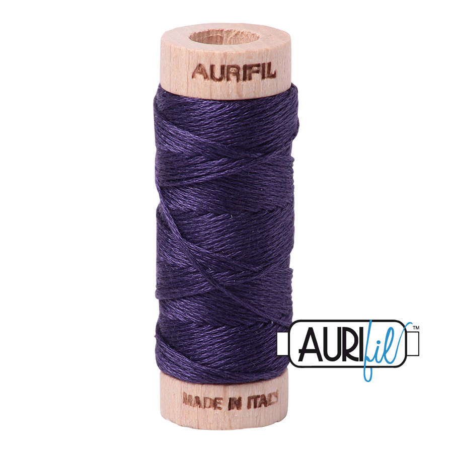 #2581 Dark Dusty Grape Aurifil Cotton Thread