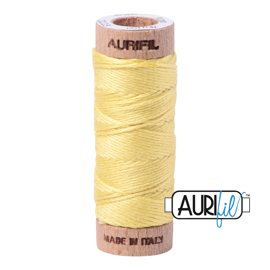 #2115 Lemon Aurifil Cotton Thread