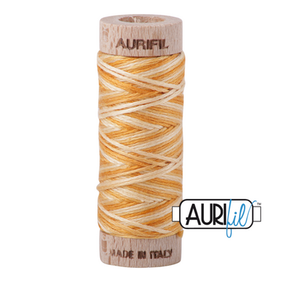 #4150 Creme Brulee Variegated Aurifil Cotton Thread