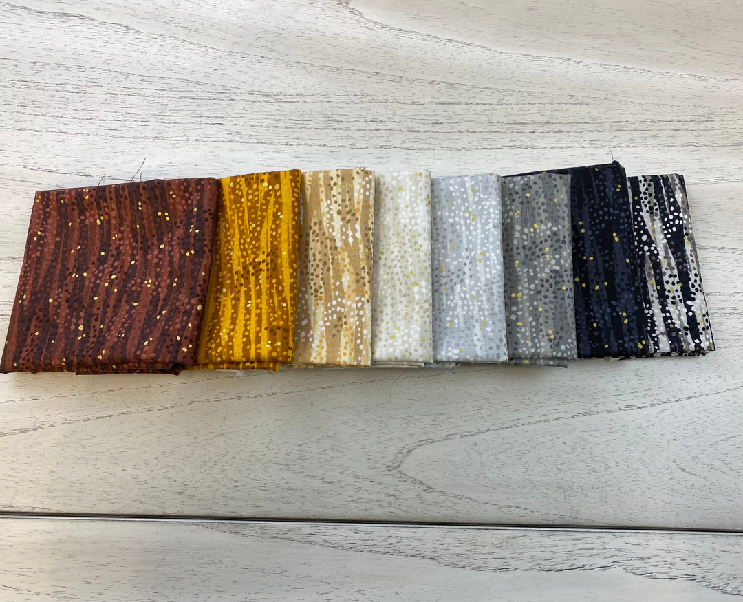 Dewdrop 8 Piece Fat Quarter Bundle - Geology