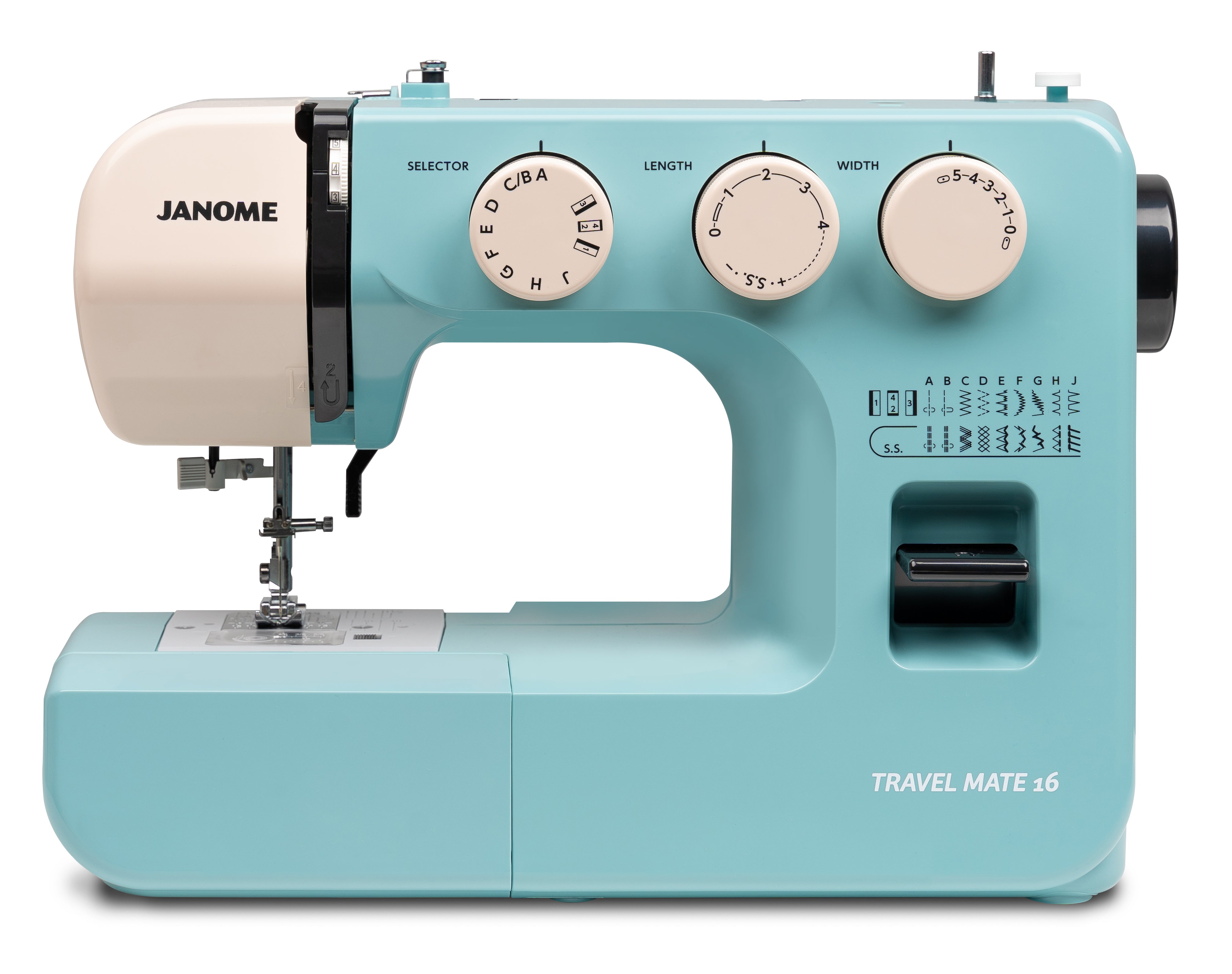 Janomeアンティーク Janome Travel Mate 16 – Mended Hearts Quilting & Boutique